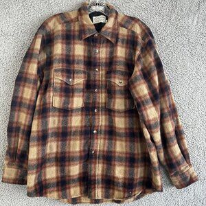 Pendleton Men's Plaid Casual Button Down Shirt - Brown and Tan